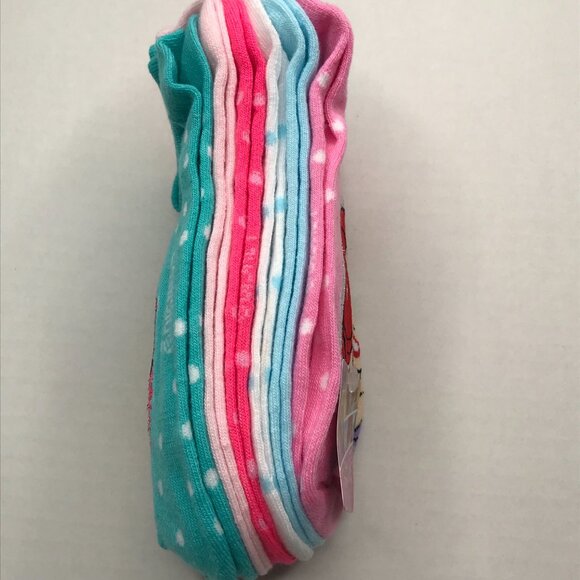 6 Pair Girl's Disney Princess No Show Socks Size 4-10 New - Picture 2 of 6